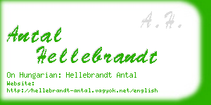 antal hellebrandt business card